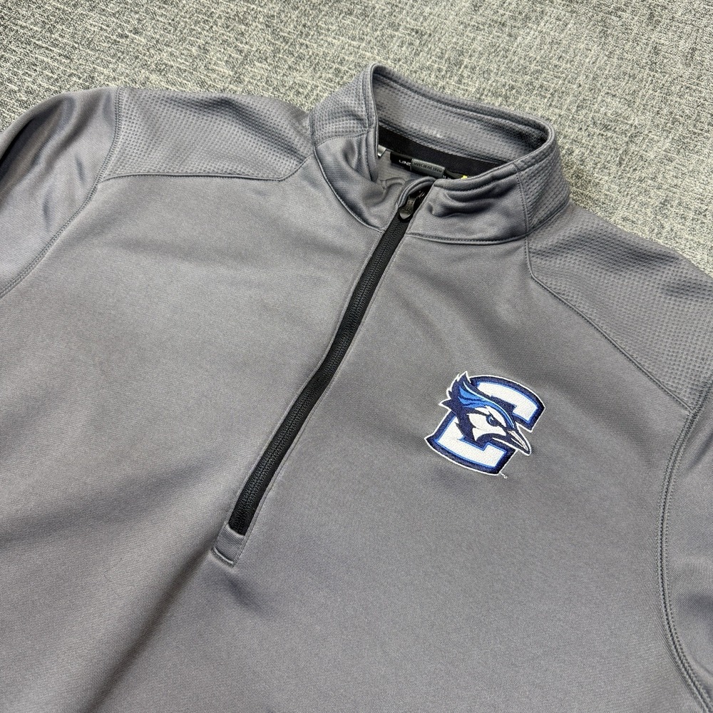 Creighton Bluejays Under Armour 1/4 Zip Pullover Mens Large Gray Jacket